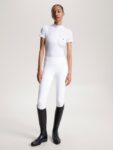 POLO CONCORSO TOMMY HILFIGER EQUESTRIAN CHELSEA Donna, Manica Corta 